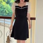 Two-tone A-line Dress (various Designs)