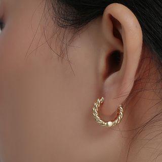 Sterling Silver Mini Hoop Earring