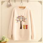 Tree & Cat Knit Sweater