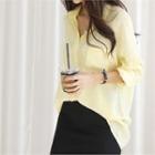 Dual-pocket Drop-shoulder Shirt