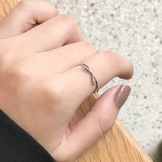 925 Sterling Silver Antler Open Ring As Shown In Figure - One Size