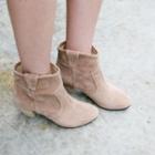 Faux-suede Ankle Boots