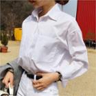 Dual-pocket Long-sleeve Shirt