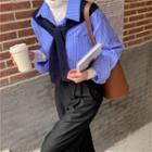 Pinstriped Shirt / Shawl