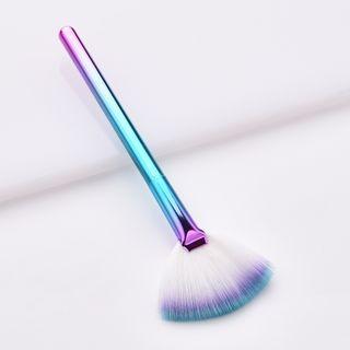 Iridescent Blush Brush Gradient - Pink & Blue - One Size