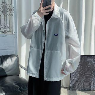Front Pocket Zip Light Jacket
