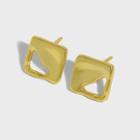 Cutout Square Stud Earring