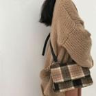 Wool Shoulder Bag Khaki - One Size
