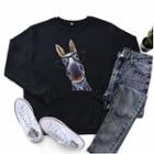 Horse Print Sweatshirt