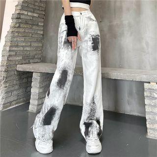 Tie-dye Shift Jeans