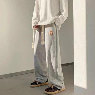 Drawstring-cuff Sweatpants / Tapered Pants