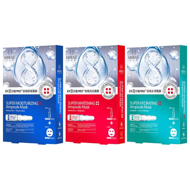 Mirae - Ex 8 Minutes Pro+ Super Ampoule Mask - 3 Types