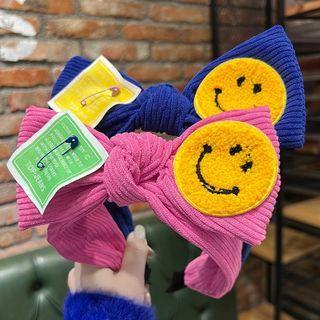 Smiley Bow Headband