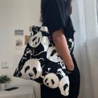 Panda Tote Bag Black & White - One Size