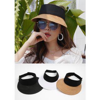Hook-and-pile Fastener Straw Sun Cap