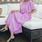 Frilled-trim Loose-fit Dress