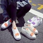 Letter Patch Sneakers