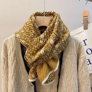 Flower Linen Cotton Scarf