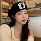 Cotton Linen Bear Beret