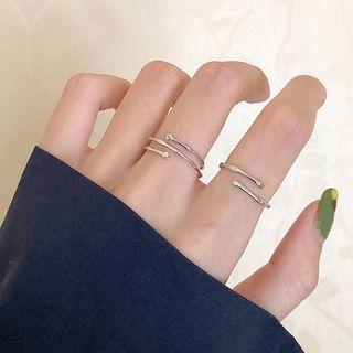 925 Sterling Silver Wrap Around Open Ring