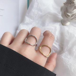 925 Sterling Silver Irregular Ring
