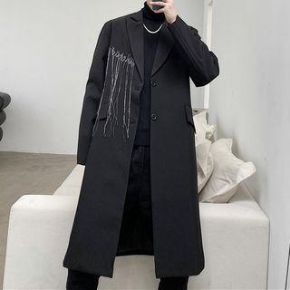 Single-breasted Fringed Jacket