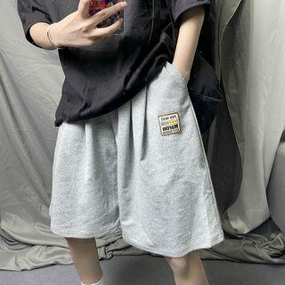 Applique Straight Leg Sweatshorts