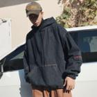 Denim Long-sleeve Hoodie