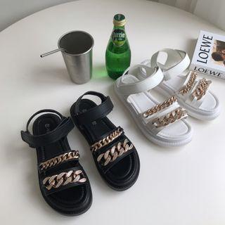 Platform Chain Sandals