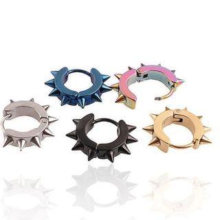 Studded Hoop Earring