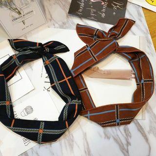 Plaid Hair Tie
