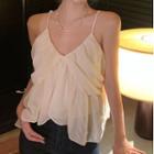 Shirred Camisole Top White - One Size
