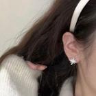 Star Alloy Earring 1 Pair - 925 Silver - Silver - One Size