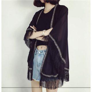 Fringe Trim Light Jacket