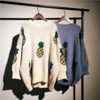 Pineapple Patterned Sweater