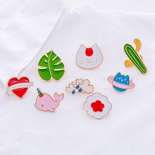 Cartoon Metal Brooch (various Designs)