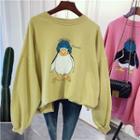 Penguin Print Sweatshirt