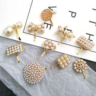 Faux Pearl / Rhinestone Hair Tie (various Designs)