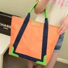 Color-block Shopper Bag