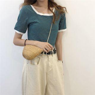 Stripe Short Sleeves T-shirt