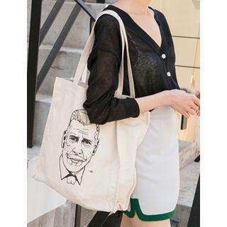 Illustration Canvas Shopper Bag