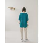 Plus Size U-neck Plain T-shirt