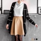 Angora Wool-blend Flare Skirt
