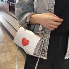 Heart-print Crossbody Bag With Strap