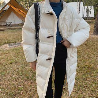 Long-sleeve Toggle High-neck Padded Jacket