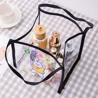 Cartoon Print Pvc Transparent Shopper Bag