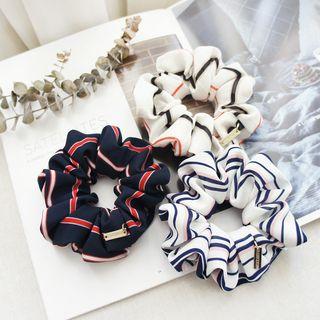 Striped Fabric Hair Tie
