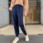 Color-block Fleece Pants