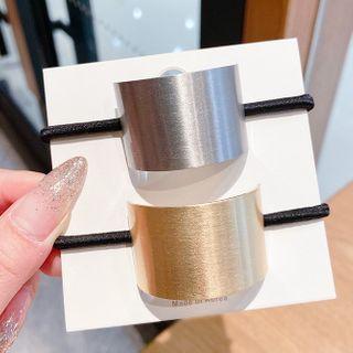Brushed Alloy Hair Tie