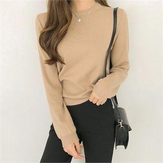Crewneck Colored Plain Sweater